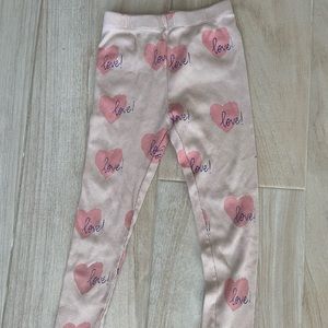 Sz 4-5 zara “love” leggings
